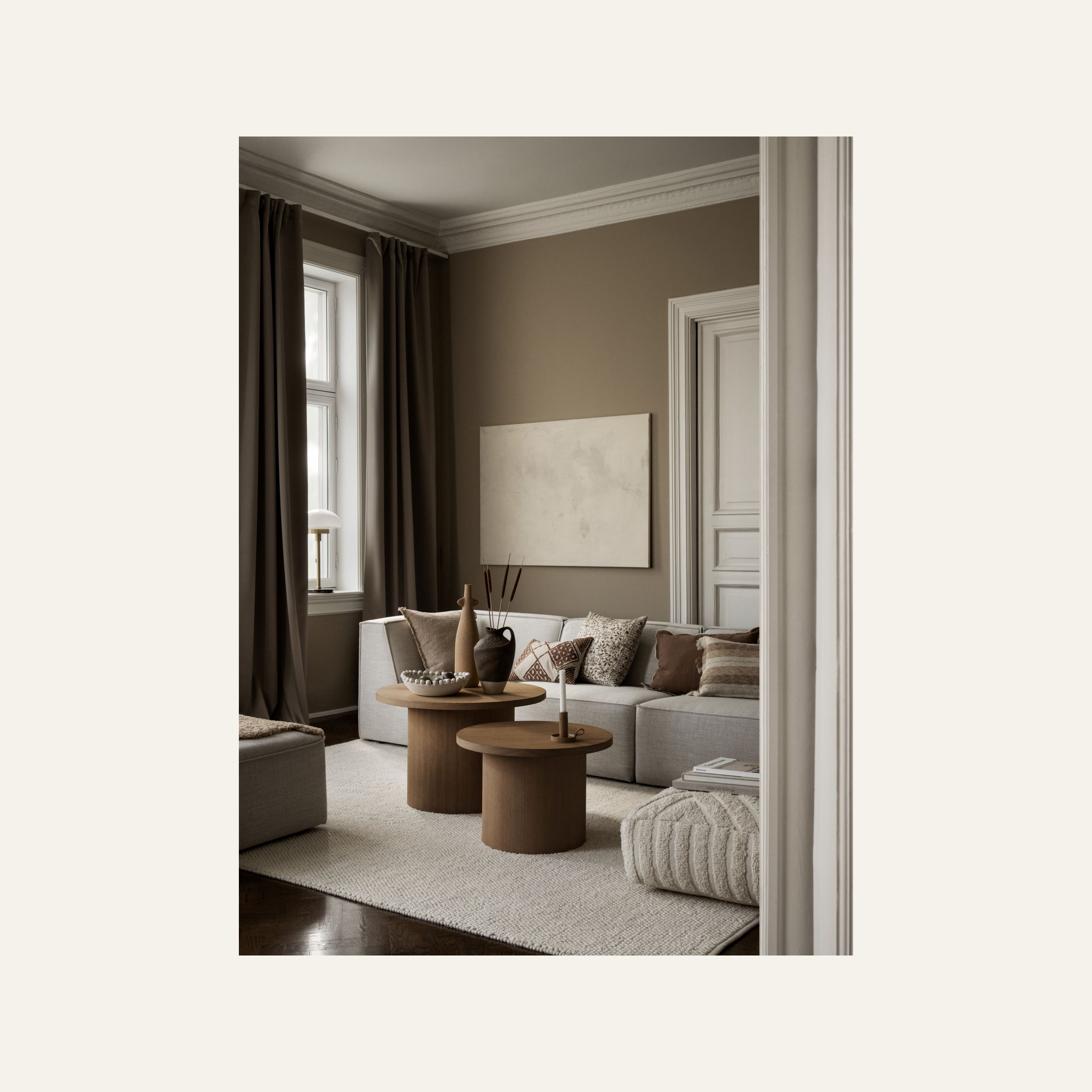 Sohvapöytä ruskea - 3