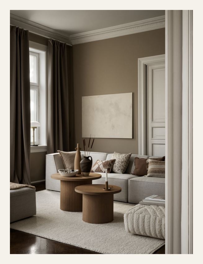 Sohvapöytä ruskea - 3