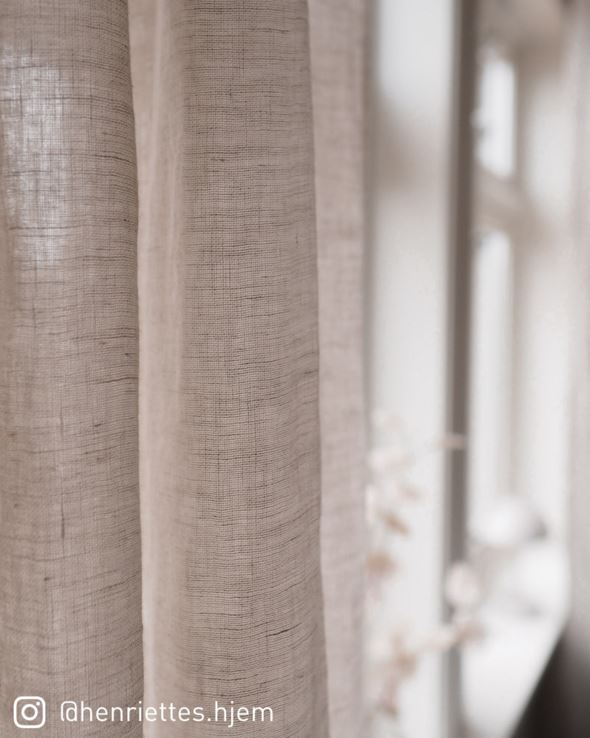 Pellavaverho luonnonväri - 7
