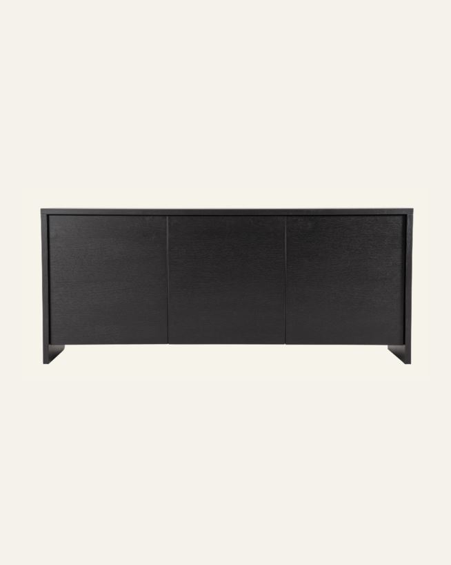 Lipasto musta - 180x40x76 cm musta - 1