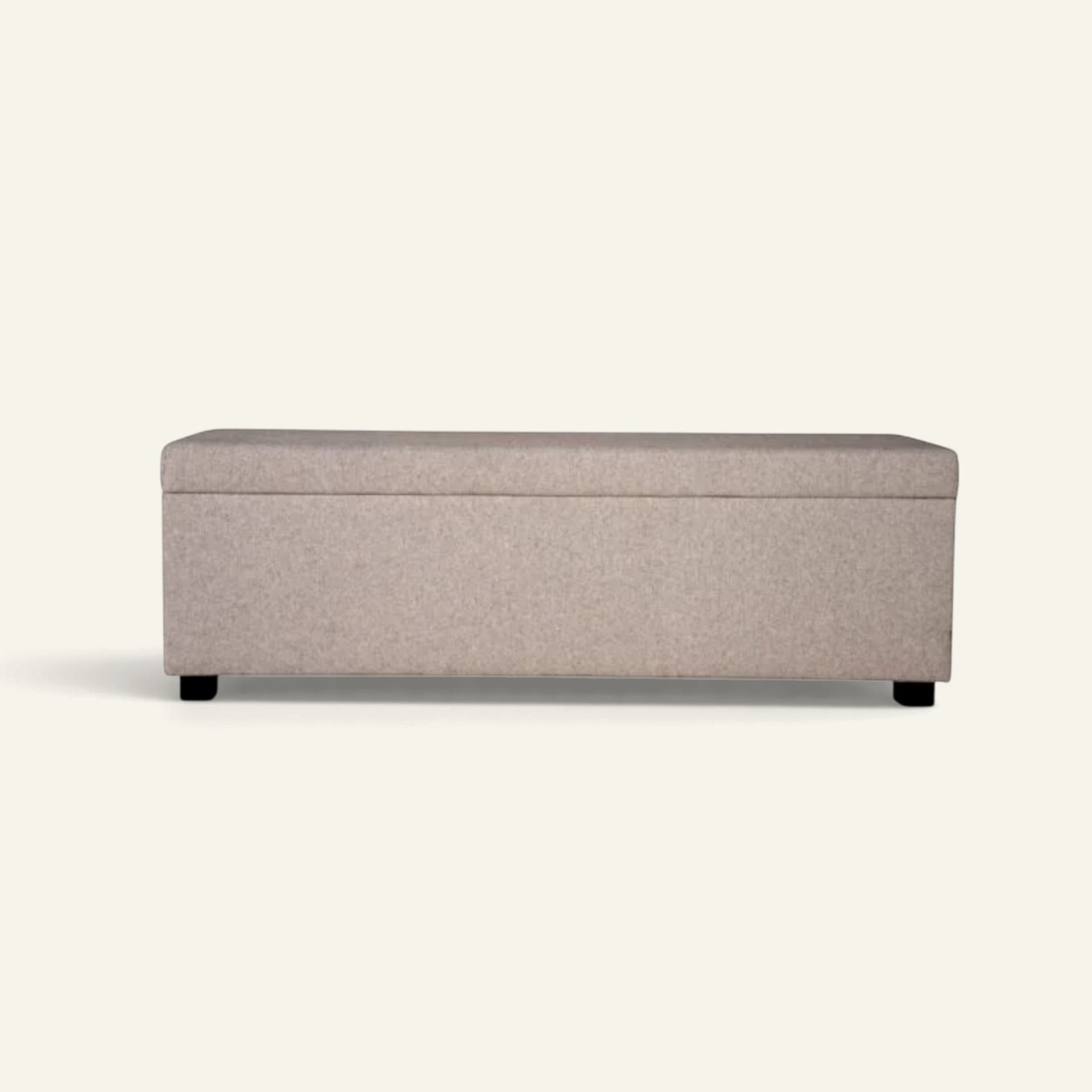 Säilytyspenkki beige - 145x46x47 cm beige - 1