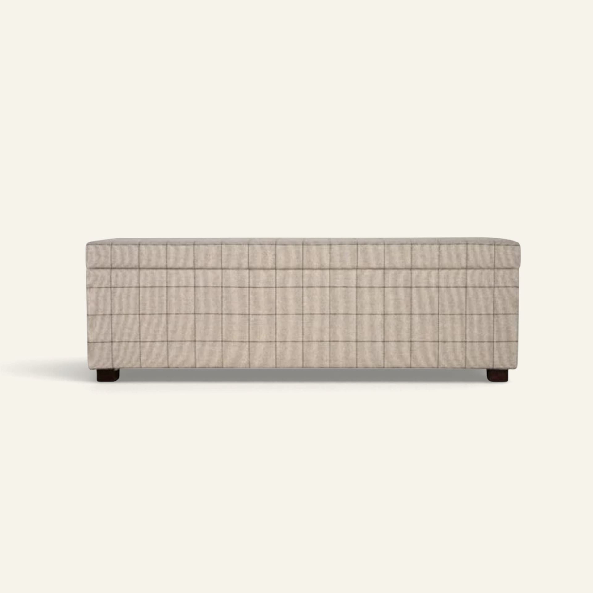 Säilytyspenkki moniväri/beige - 145x46x47 cm moniväri/beige - 1