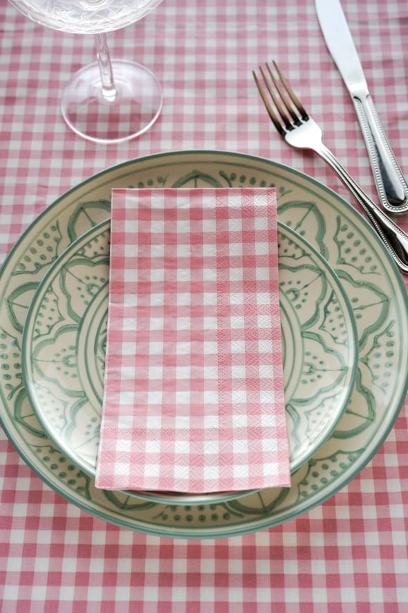 Servetit moniväri/roosa - 2