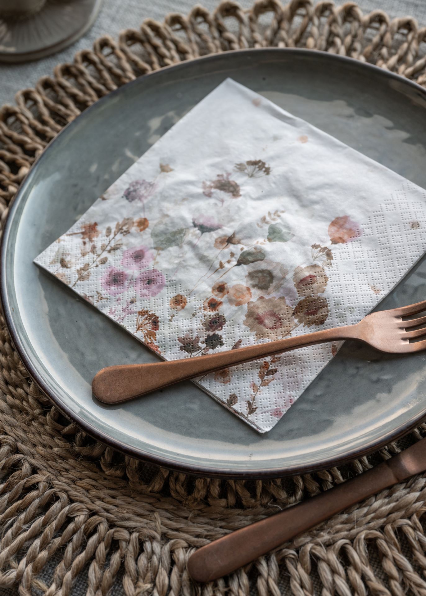 Paperiservetit moniväri/roosa - 2