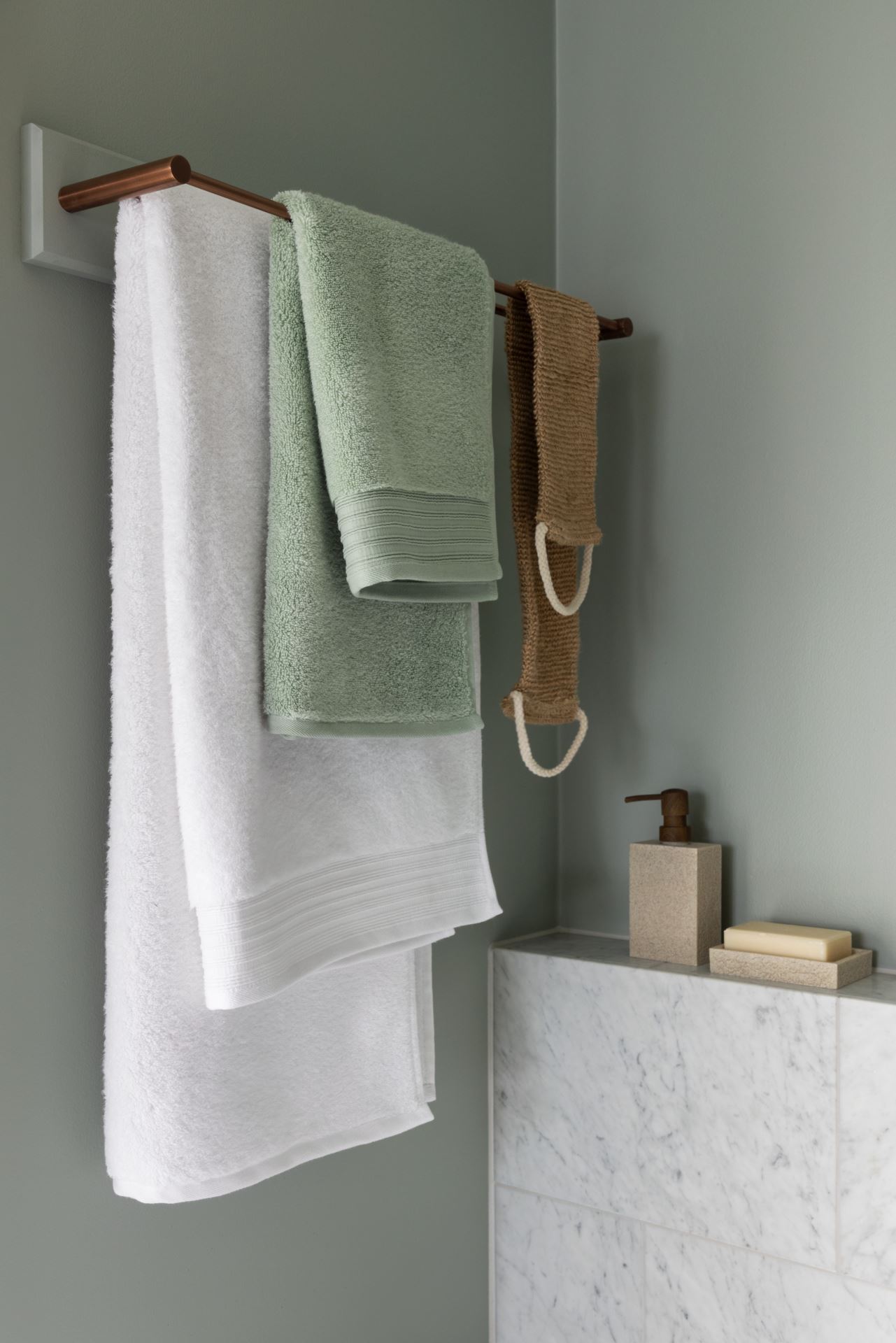 Pyyhe vaaleanvihreä - 2