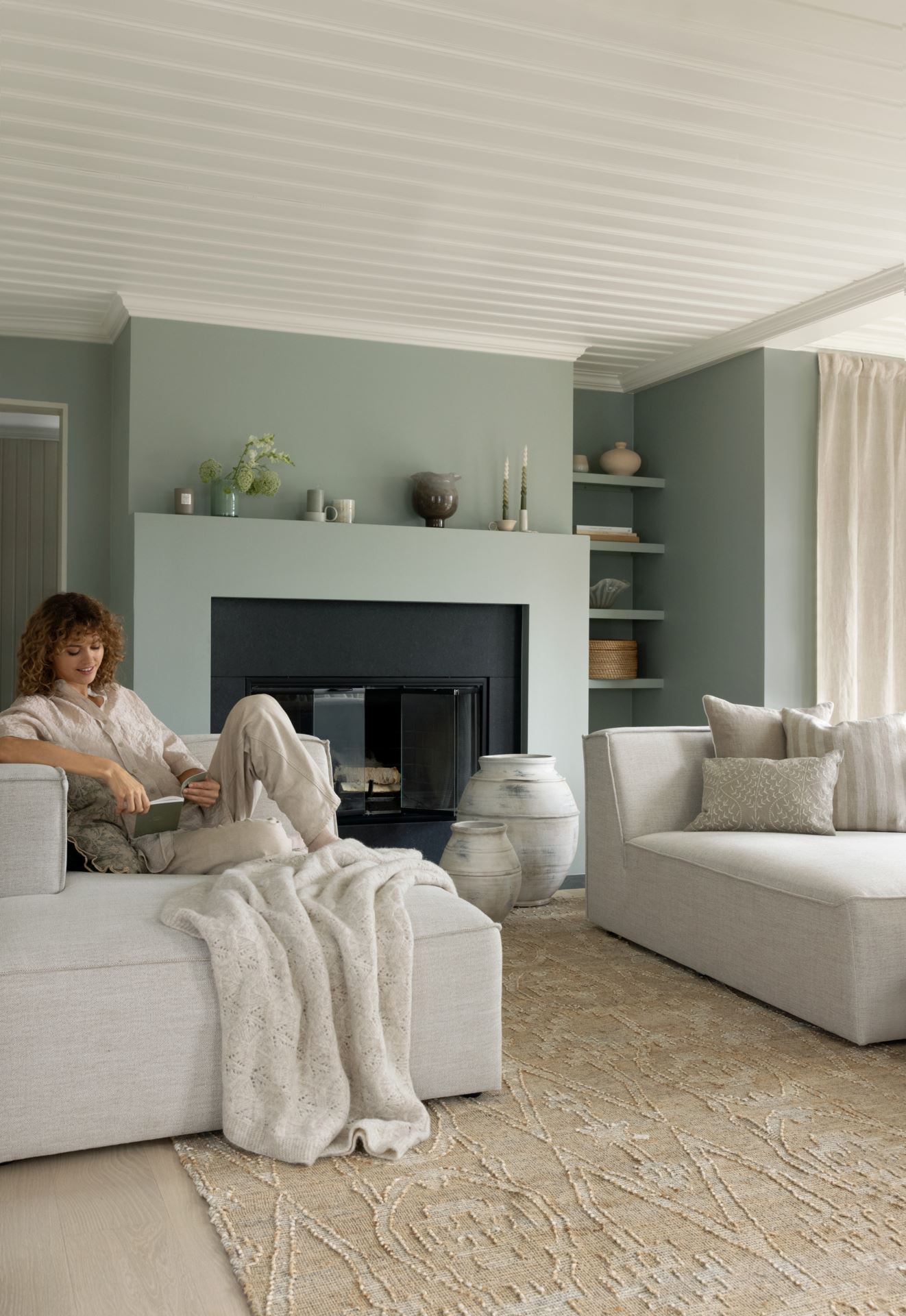 Moduulisohvaosa divaani vasen luonnonväri - 7