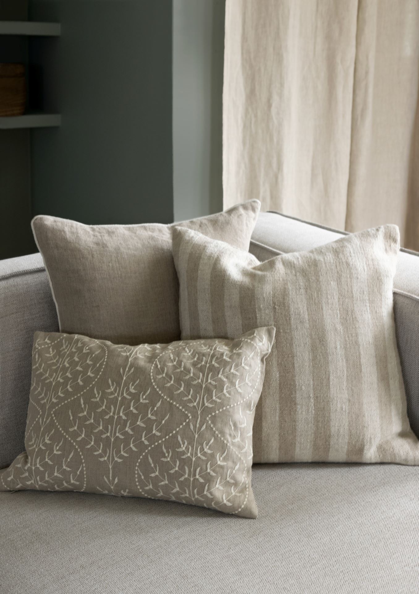 Koristetyynynpäällinen luonnonväri - 2