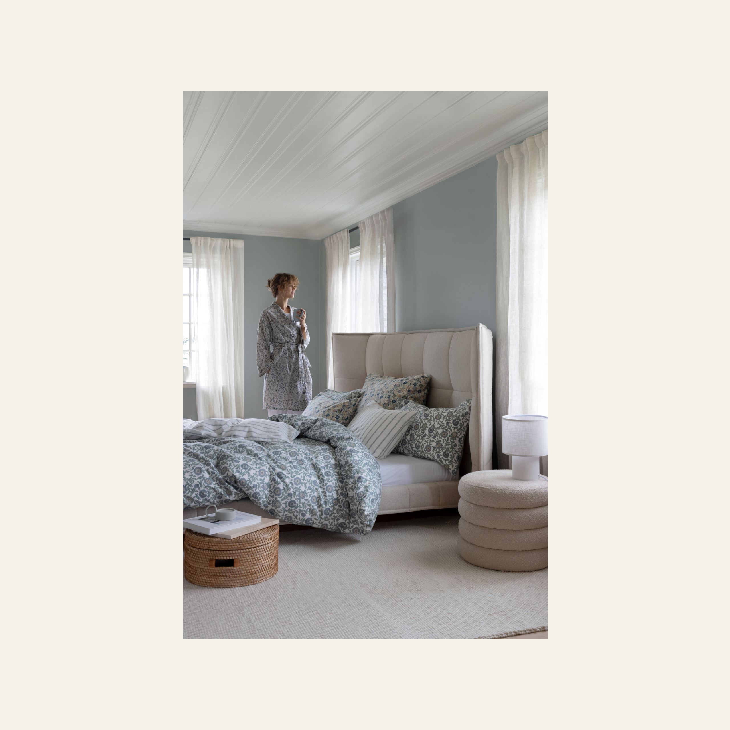 Runkosänky kiinteä/kiinteä luonnonväri - 2