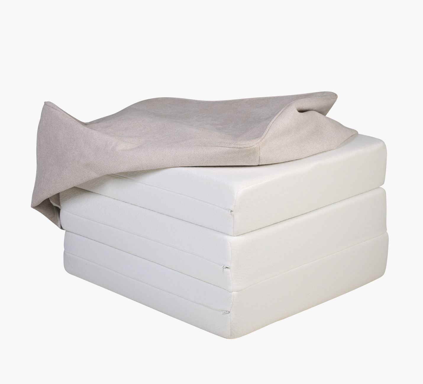 Patja beige - 67x67x41 cm beige - 1