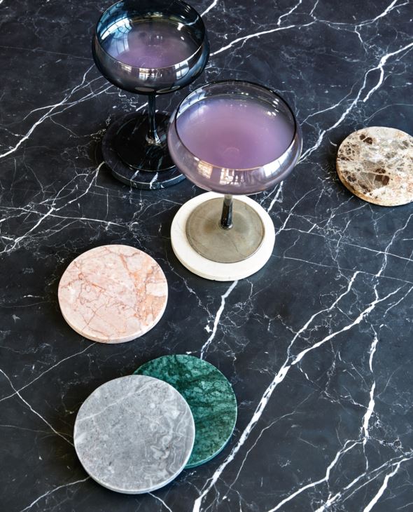 Lasinalunen, 6 kpl  moniväri - 4