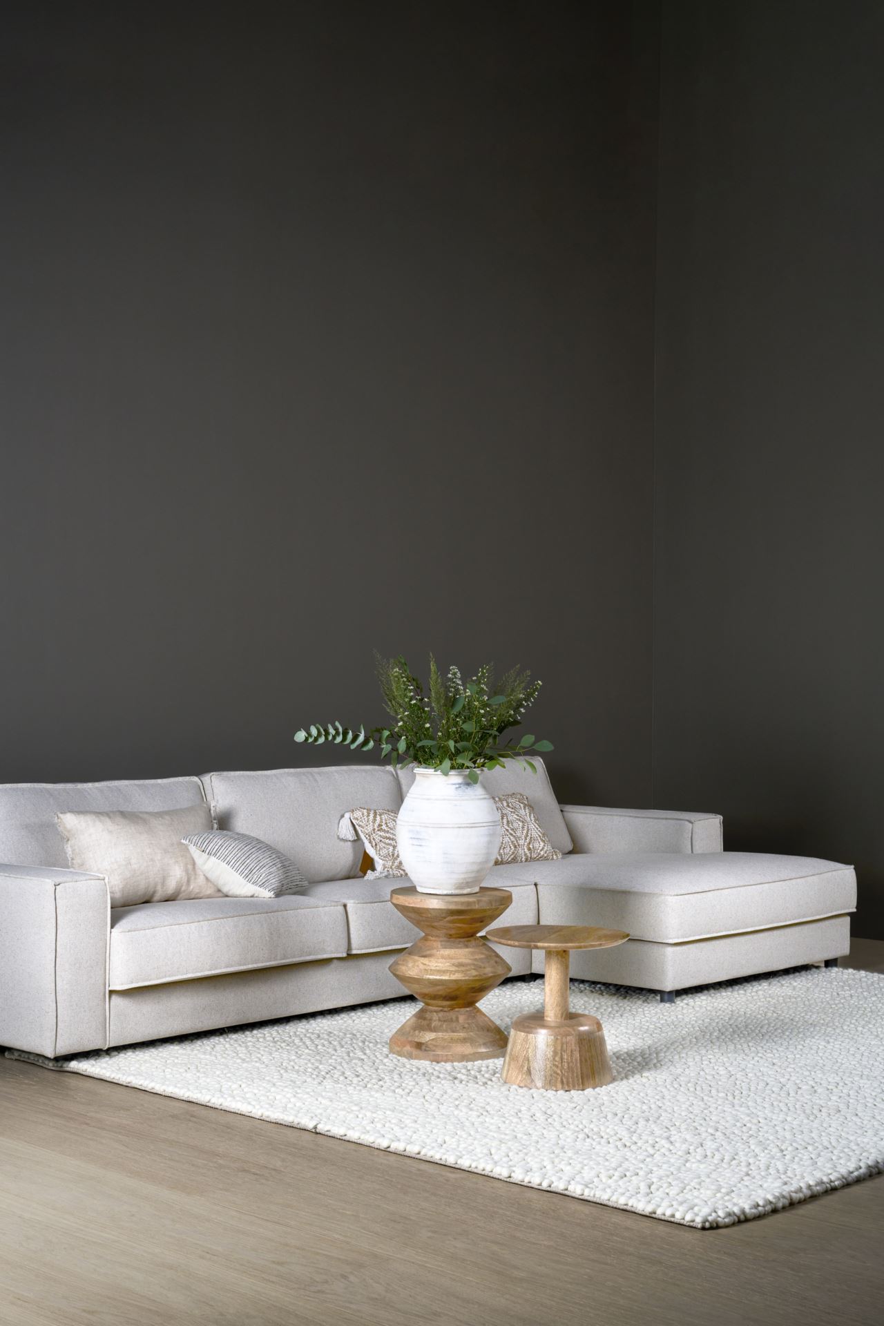 3-istuttava sohva divaanilla oikea luonnonväri - 6