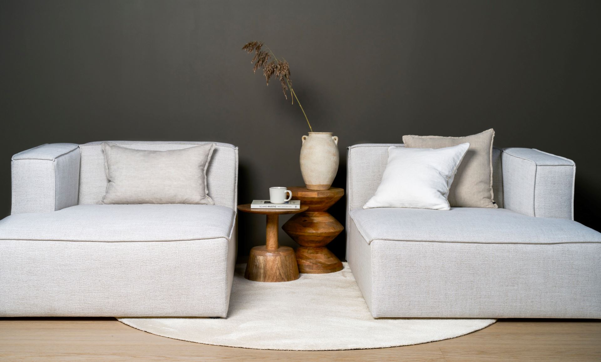 Moduulisohvaosa divaani vasen luonnonväri - 5