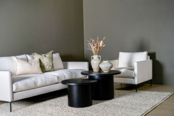 3-istuttava sohva valkoinen - 8