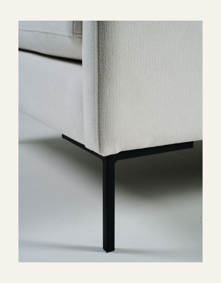 3-istuttava sohva valkoinen - 5