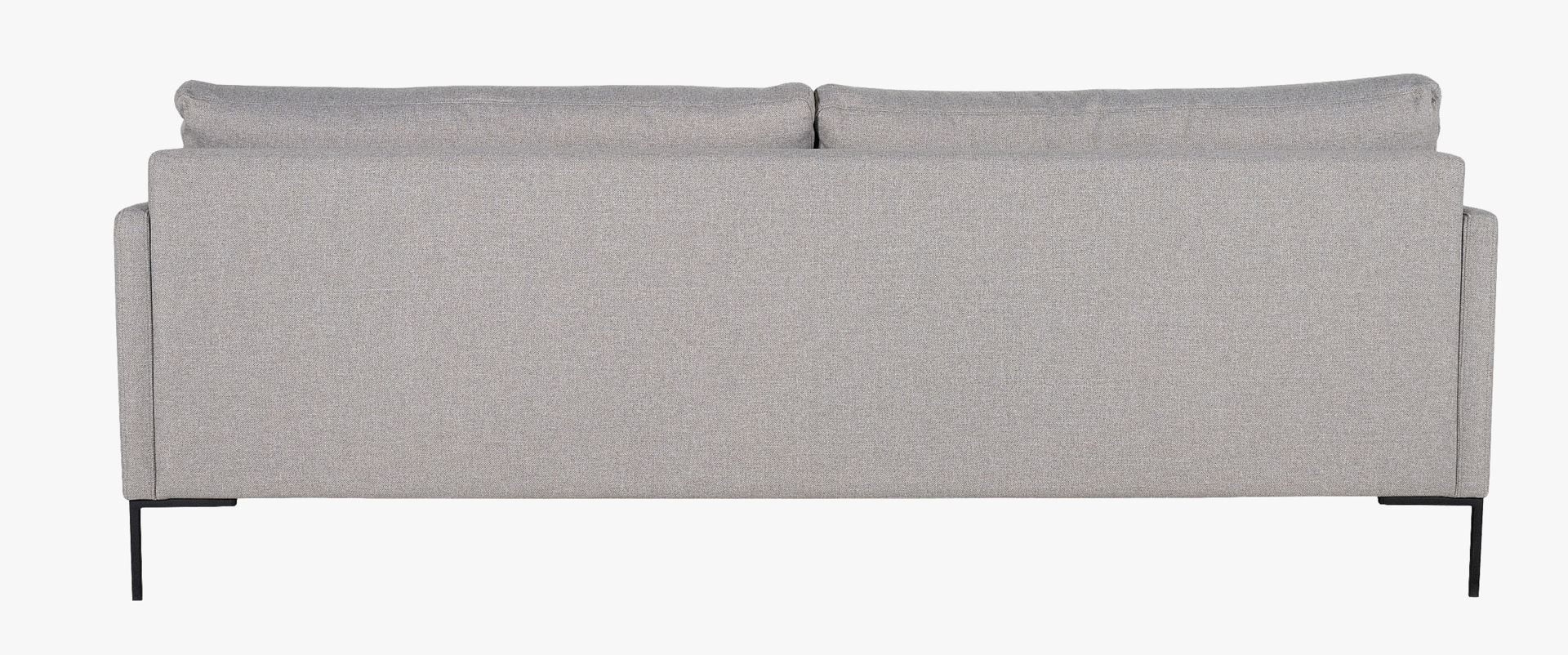 3-istuttava sohva vaaleanharmaa - 6