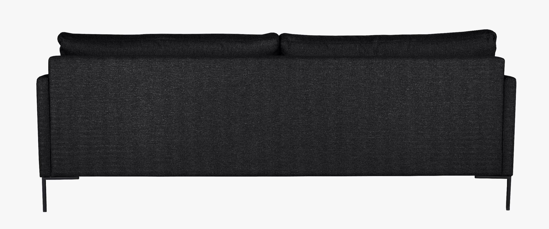 3-istuttava sohva musta - 2