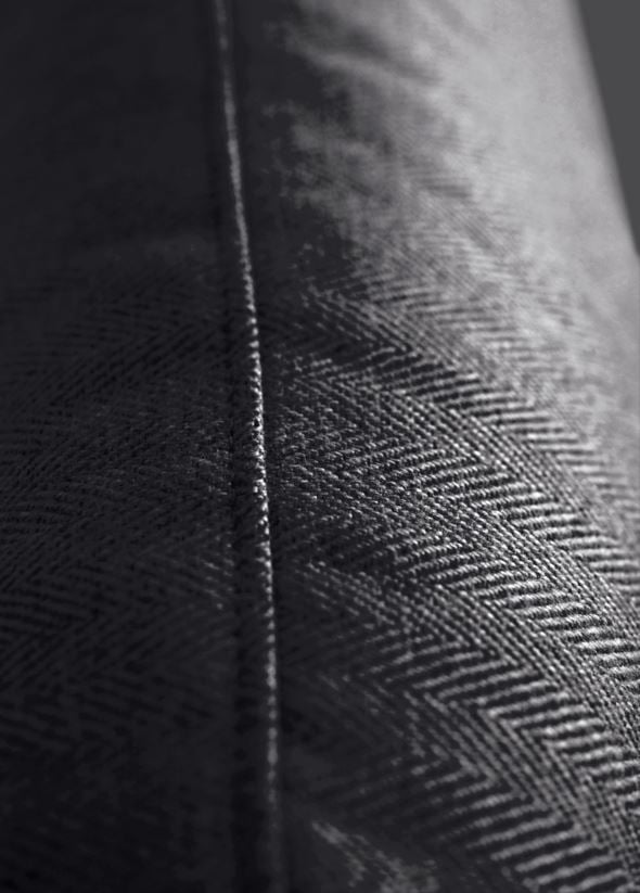 3-istuttava sohva musta - 5