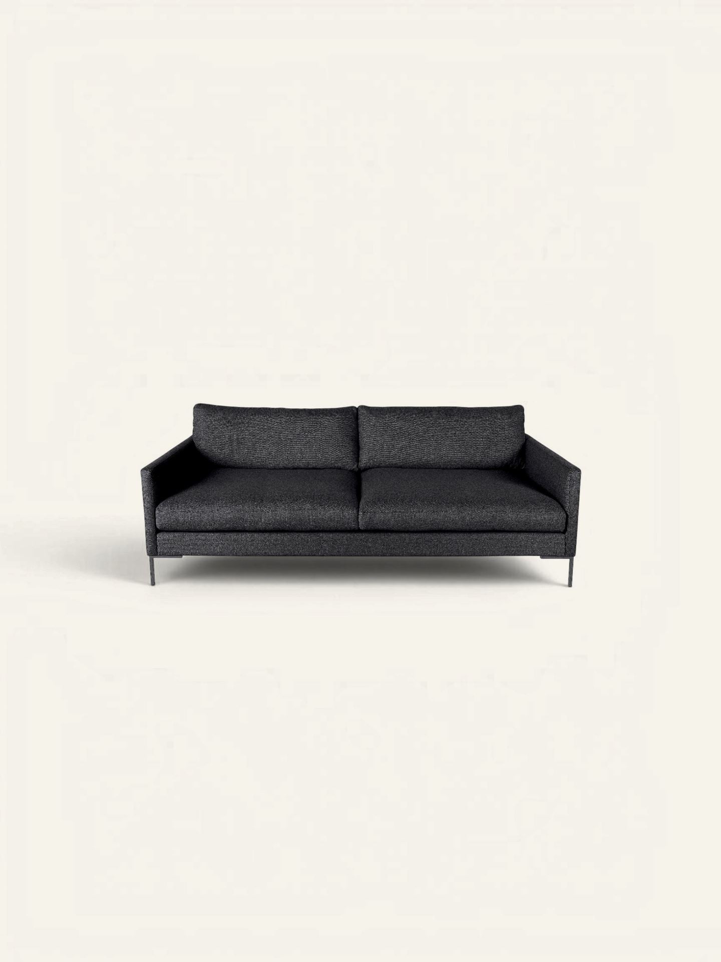 3-istuttava sohva musta - 227x100x83 cm musta - 1