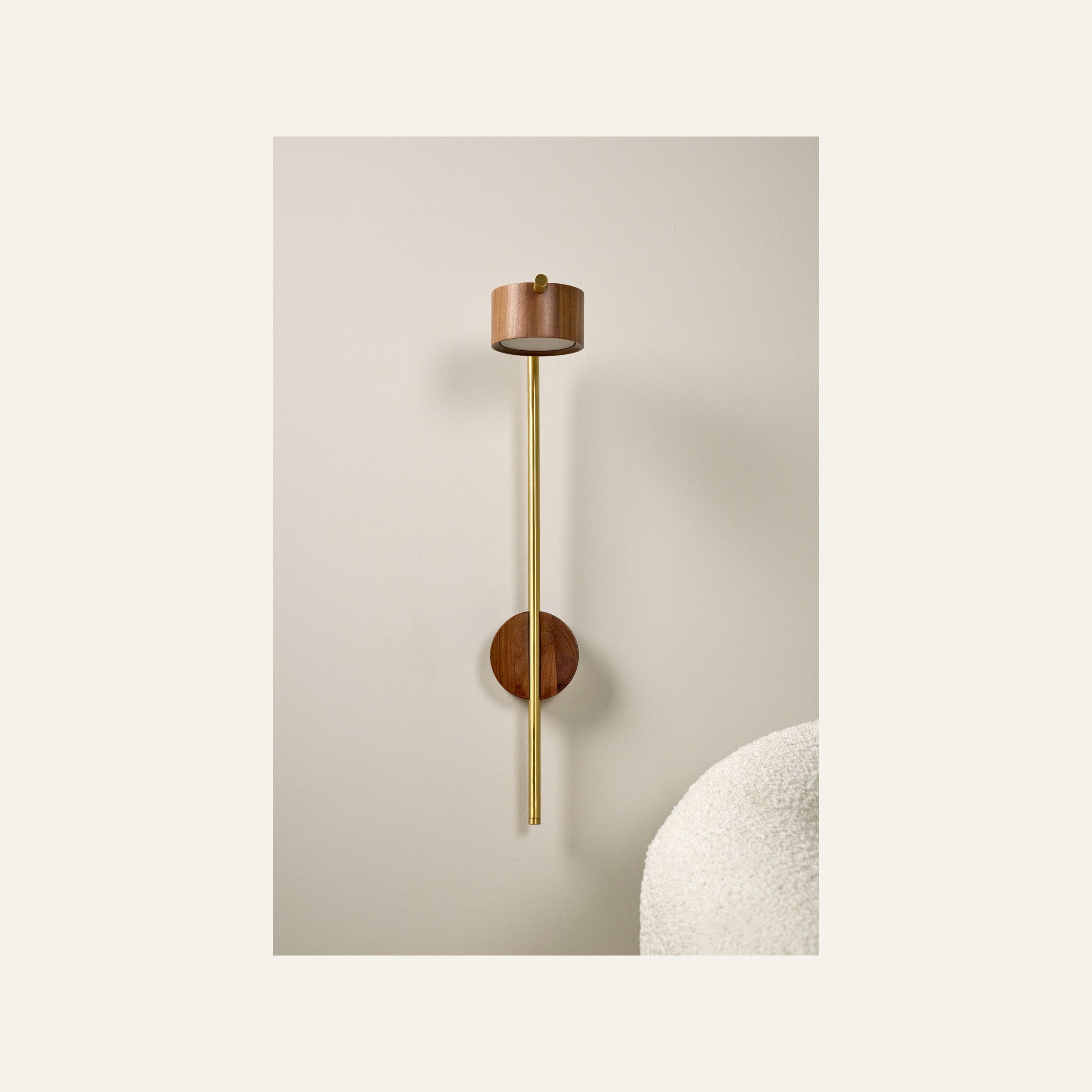 Seinälamppu ruskea - 2