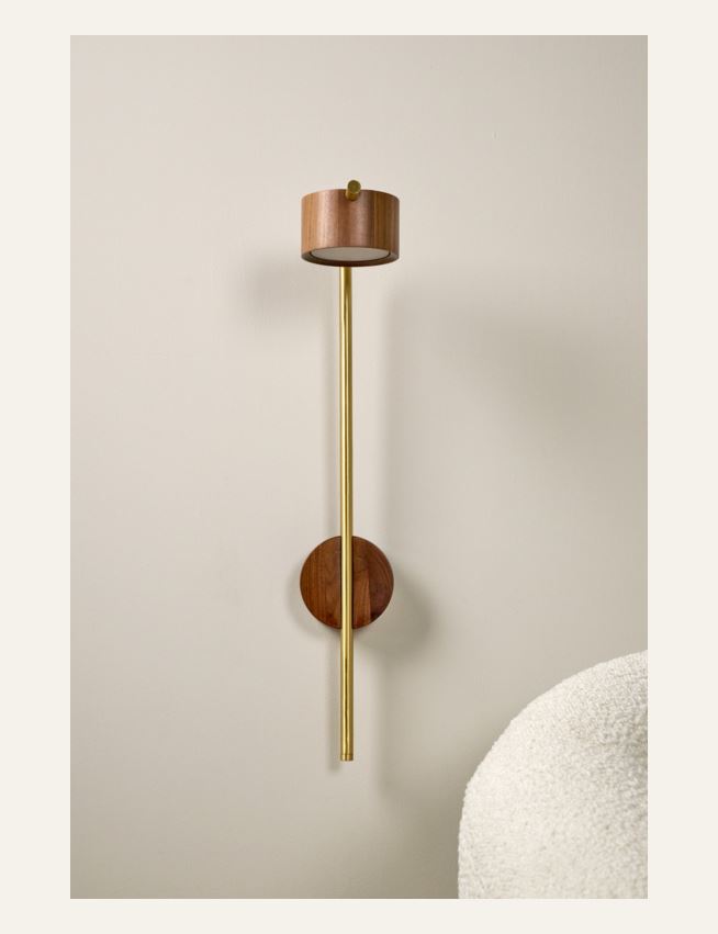 Seinälamppu ruskea - 2