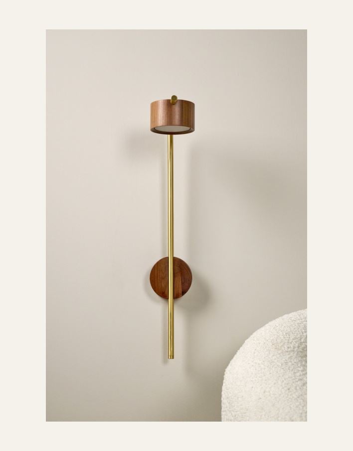 Seinälamppu ruskea - 2