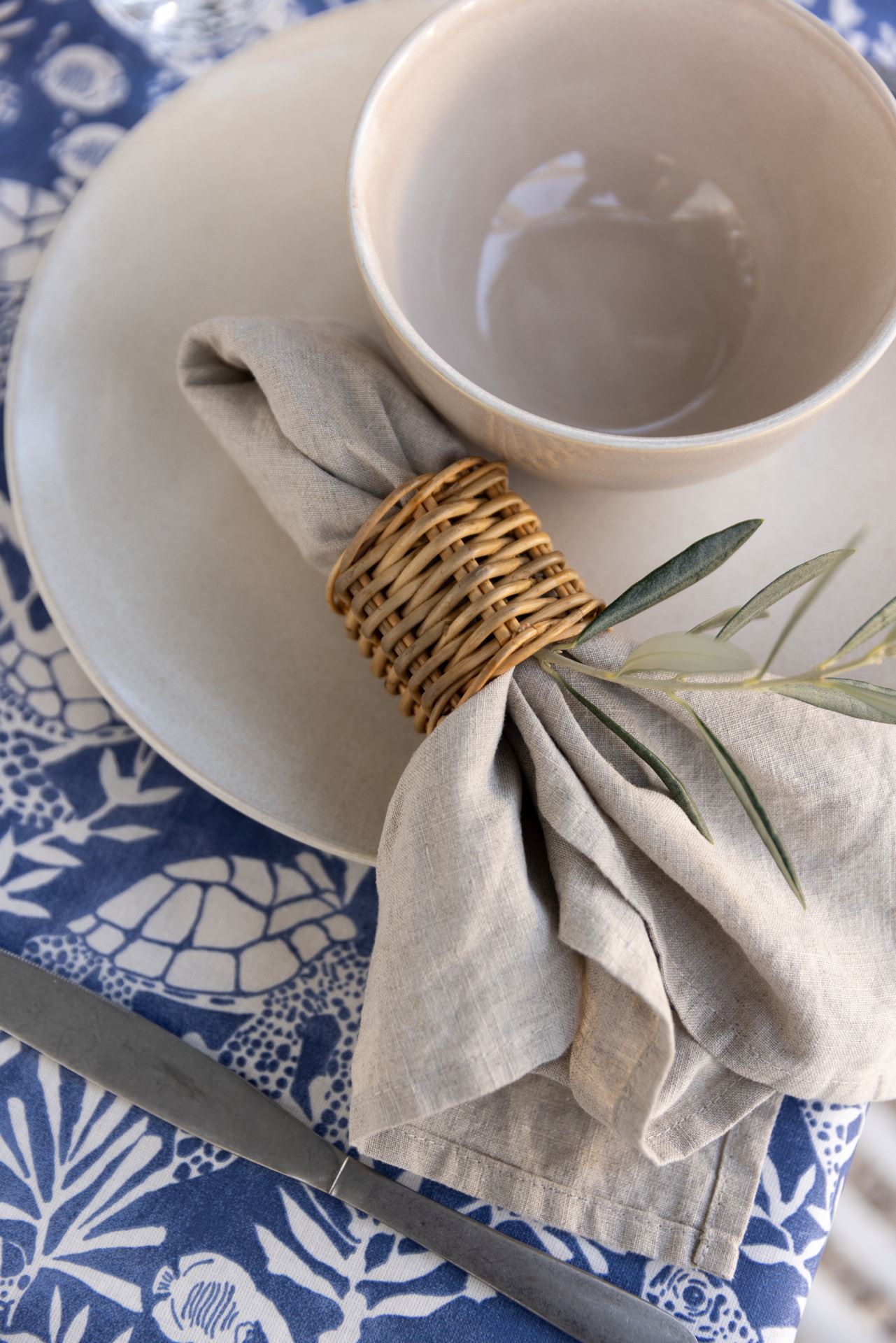 Ruokalautanen vaalean beige - 3