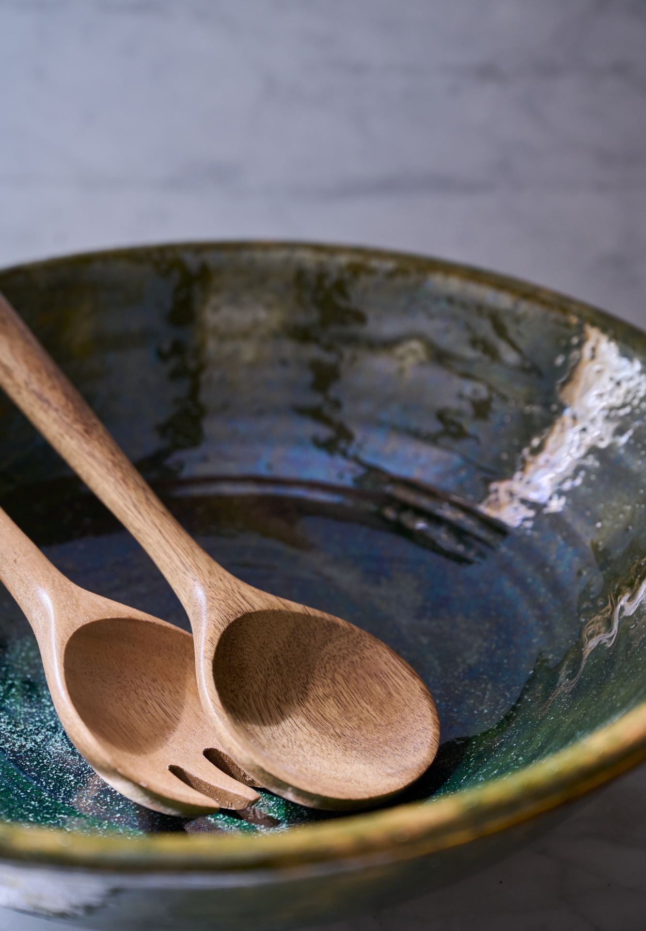 Salaattiottimet ruskea - 7