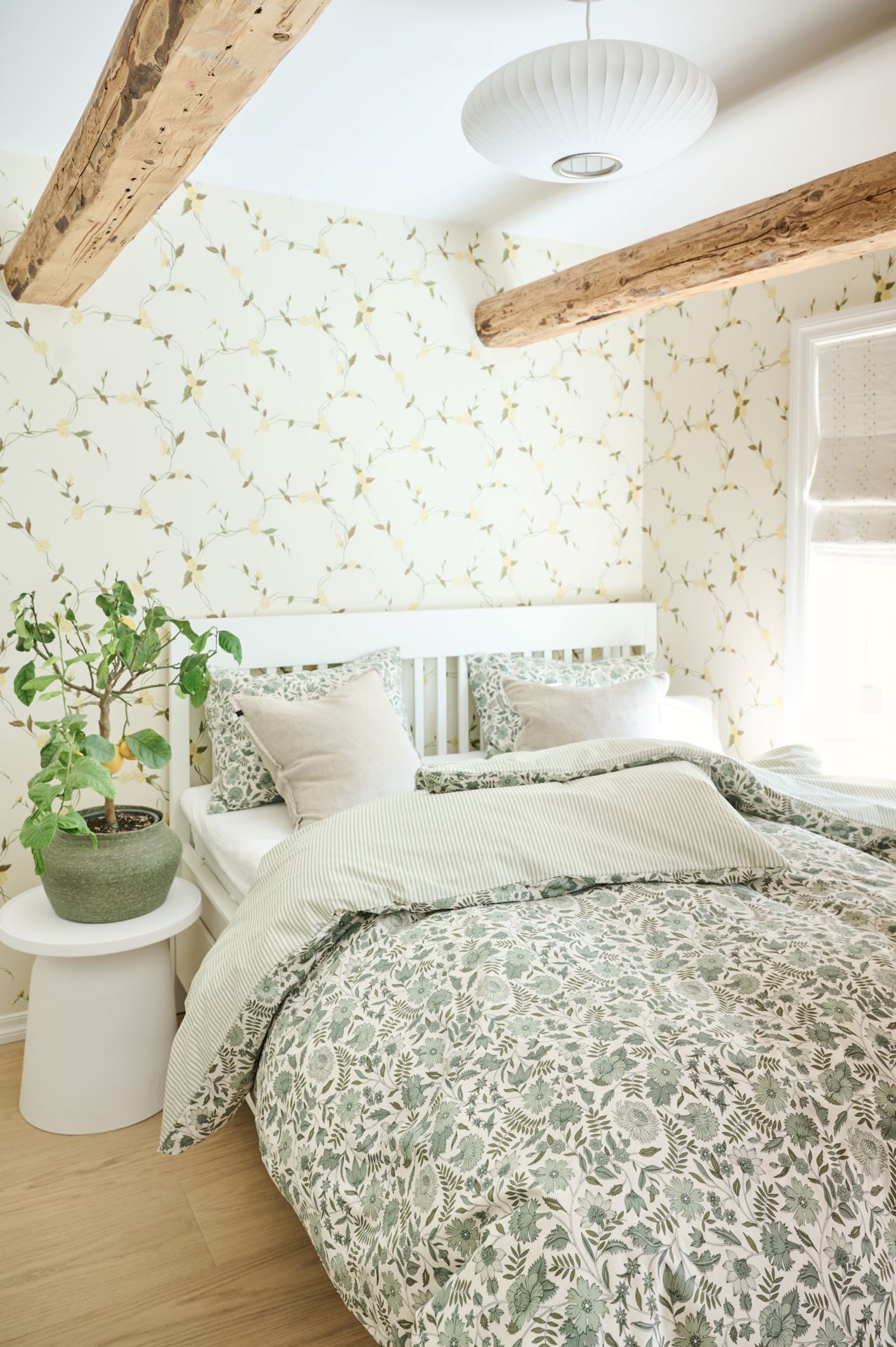 Koristetyynynpäällinen vaalea luonnoväri - 2