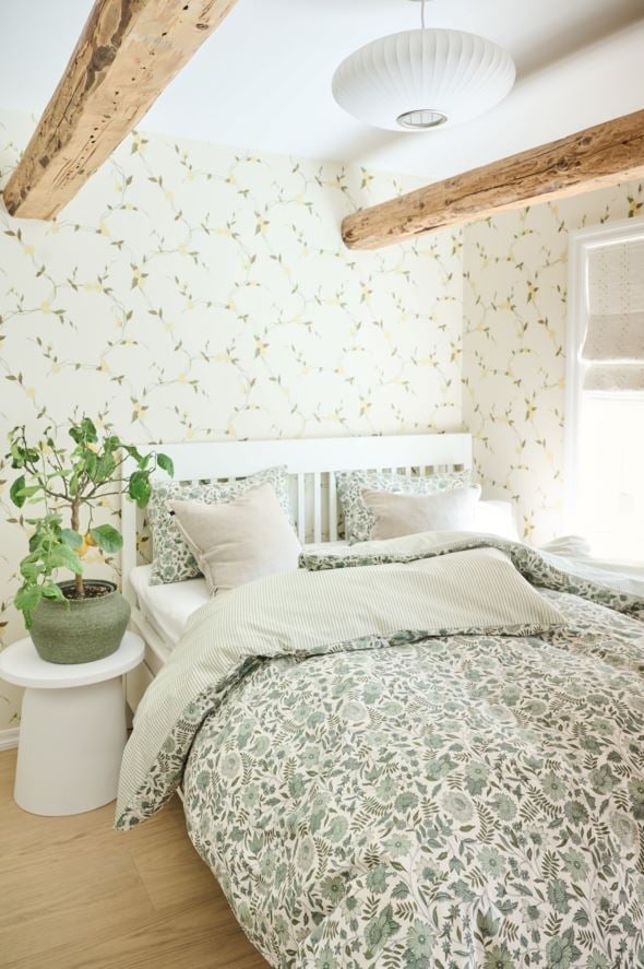 Koristetyynynpäällinen vaalea luonnoväri - 2