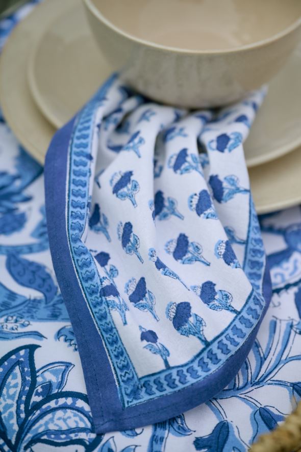 Kangaslautasliina, 2 kpl  sininen - 5