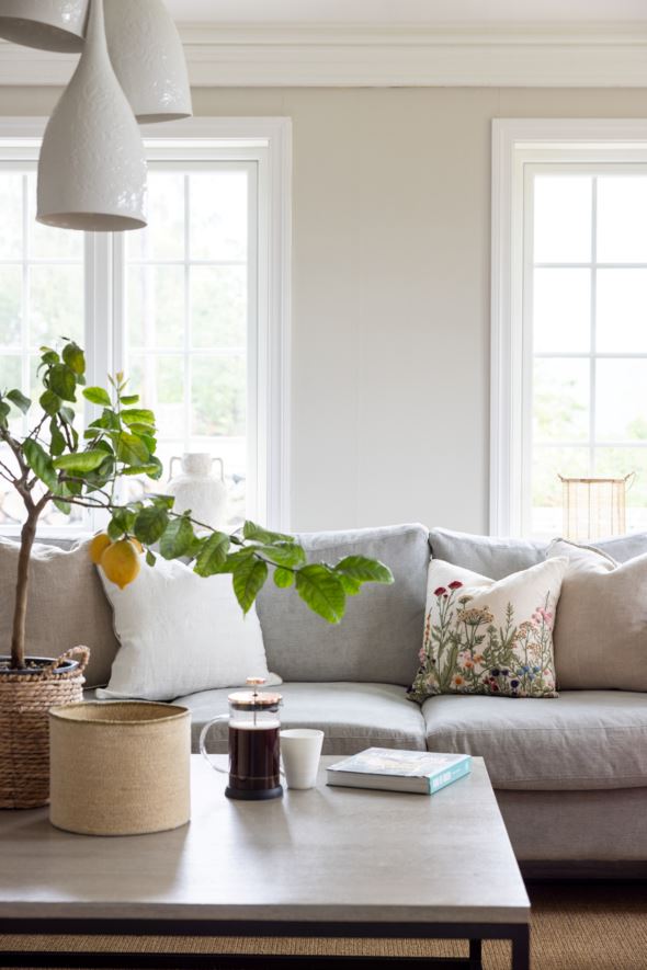 Koristetyynynpäällinen valkoinen - 7