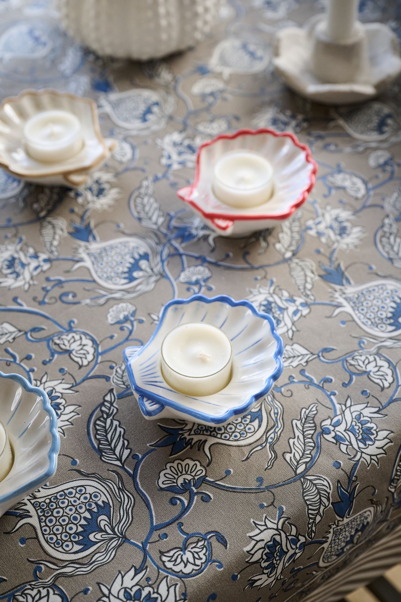 Kynttilälyhty tummansininen - 2