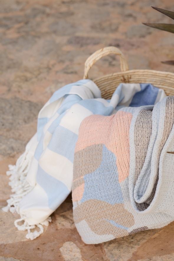 Torkkupeitto moniväri/sininen - 4