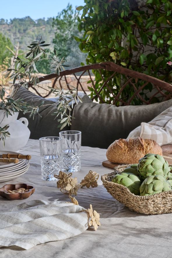 Servettirenkaat, 2 kpl luonnonväri - 6