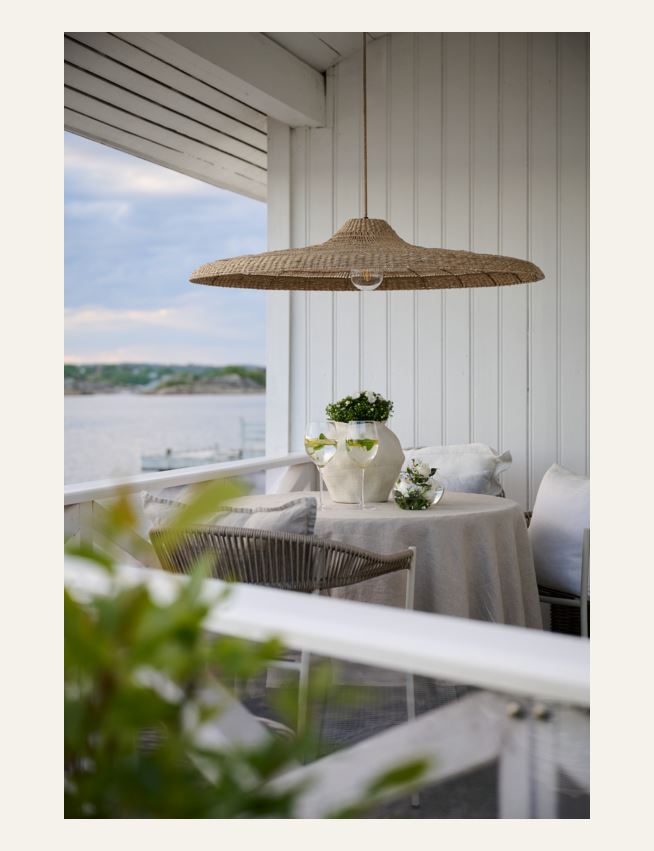 Lampunvarjostin luonnonväri - 2