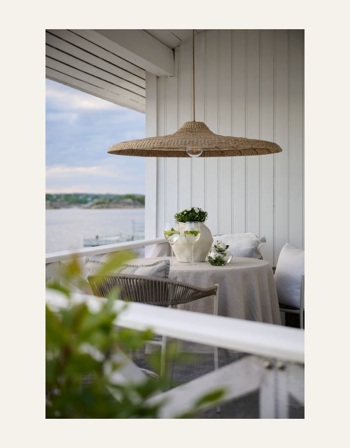 Lampunvarjostin luonnonväri - 2