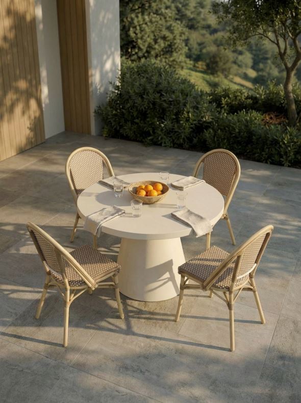 Puutarhatuoli beige - 3