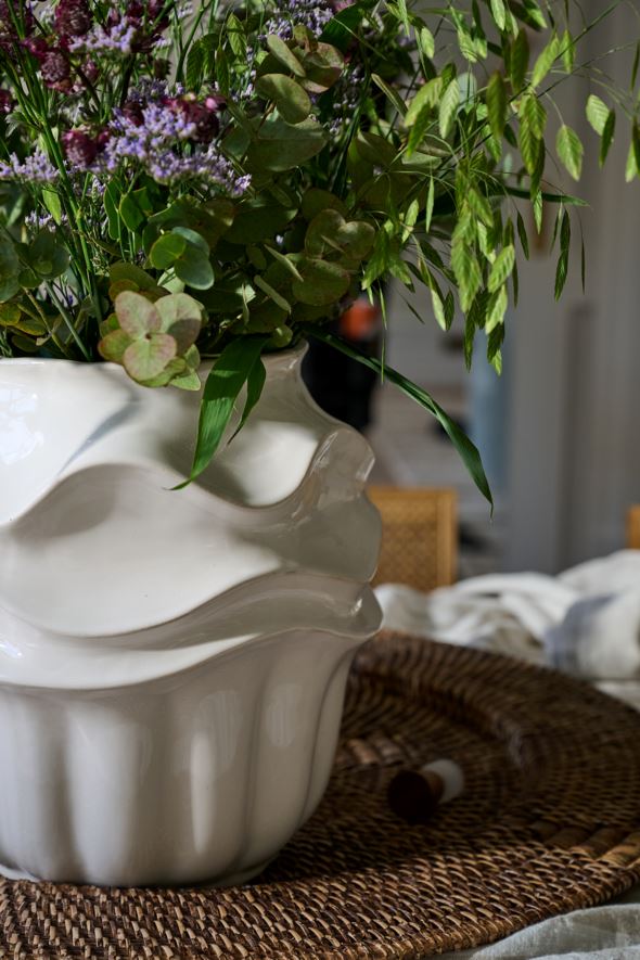 Maljakko luonnonvalkoinen - 2