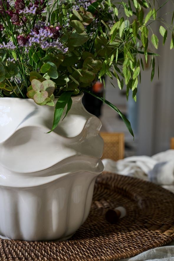 Maljakko luonnonvalkoinen - 2