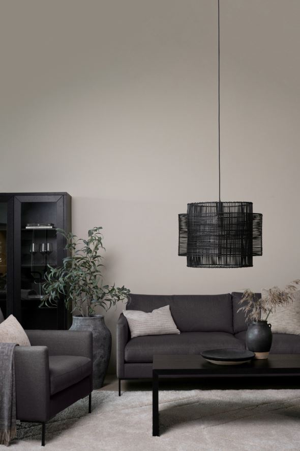 3-istuttava sohva musta - 227x100x83 cm musta - 1