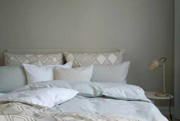 Pussilakanasetti puuvillaa valkoinen - 5