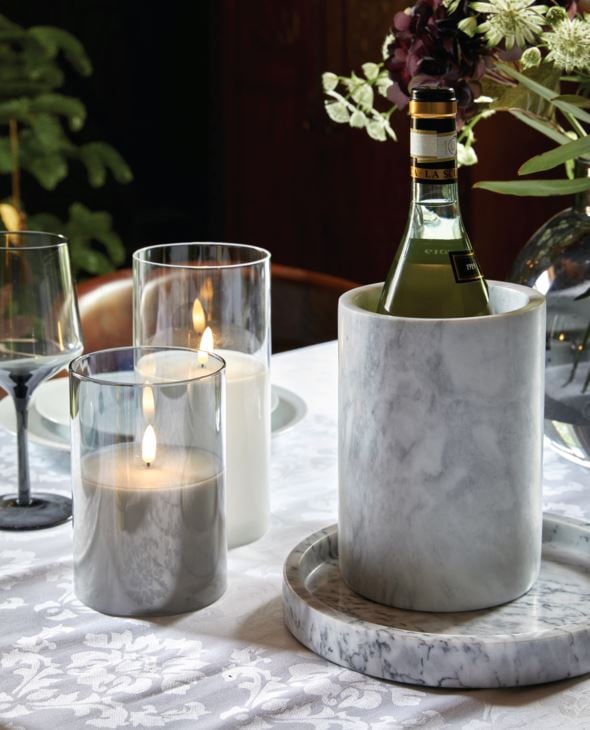 Viininjäähdytin vaaleanharmaa - 4