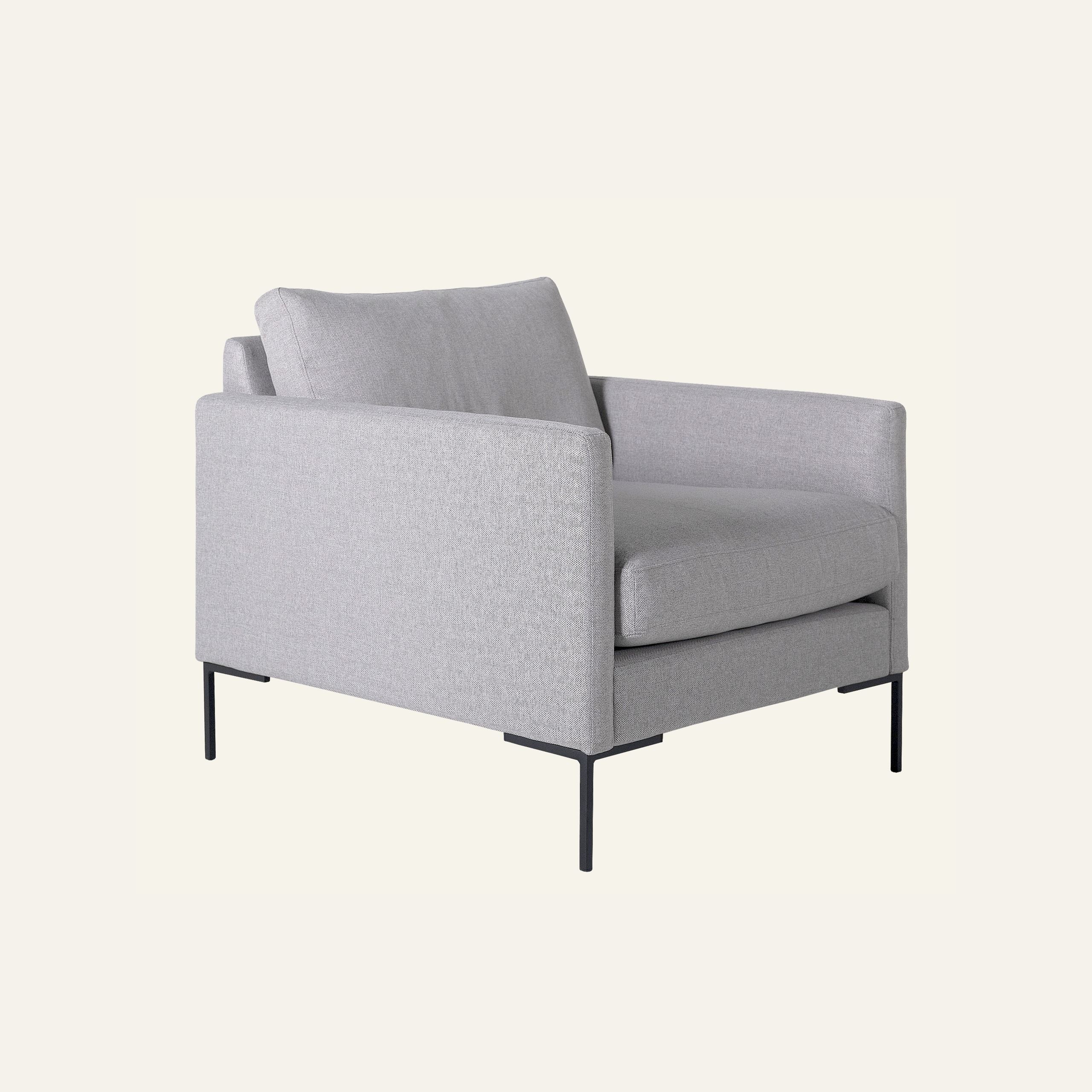 Lepotuoli vaaleanharmaa - 6