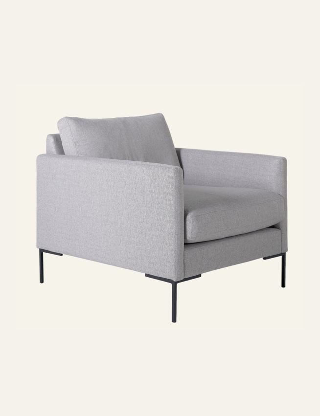 Lepotuoli vaaleanharmaa - 6