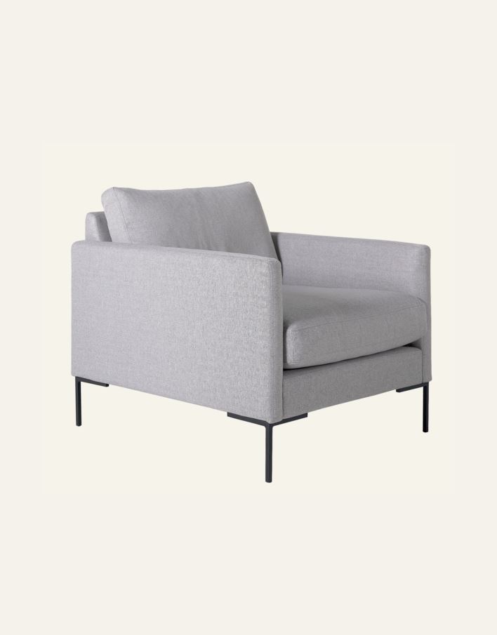 Lepotuoli vaaleanharmaa - 6