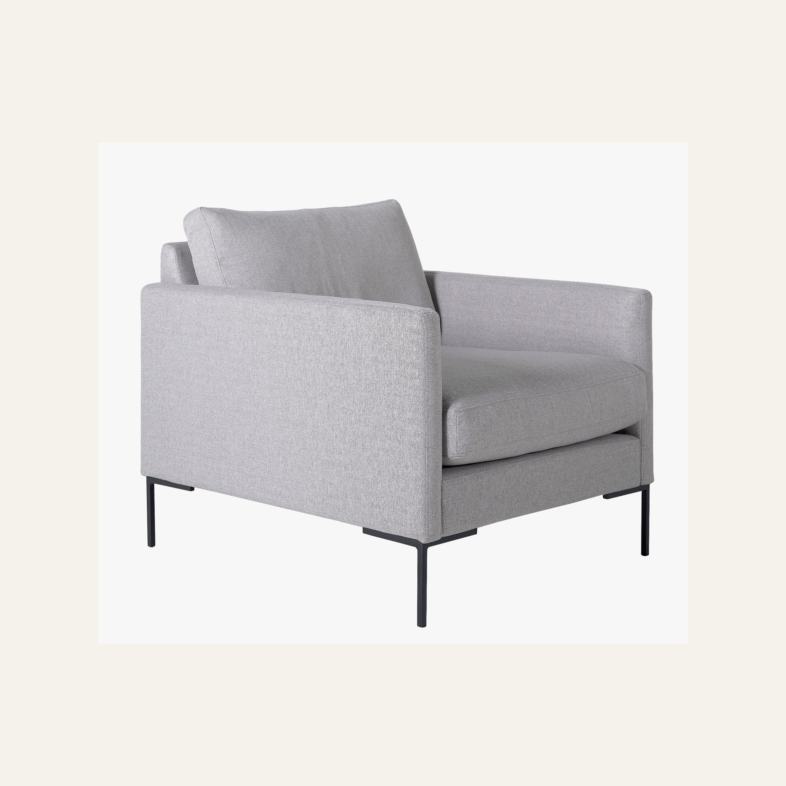 Lepotuoli vaaleanharmaa - 6