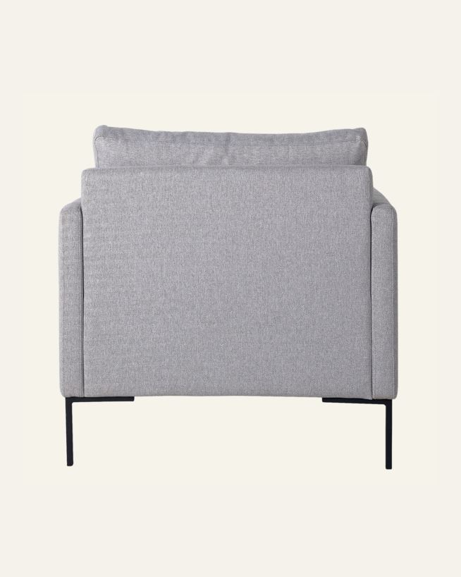 Lepotuoli vaaleanharmaa - 86x95x83 cm vaaleanharmaa - 1