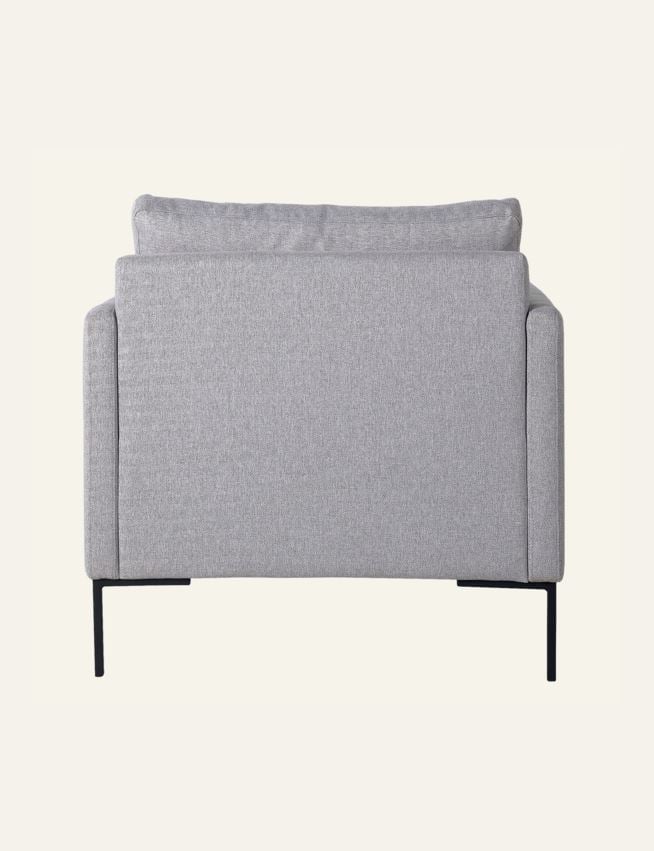 Lepotuoli vaaleanharmaa - 5