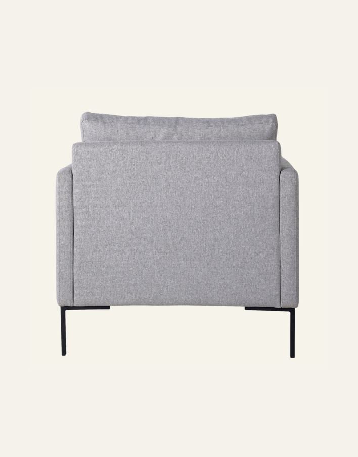 Lepotuoli vaaleanharmaa - 5