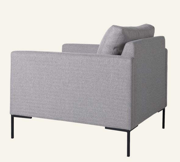 Lepotuoli vaaleanharmaa - 8